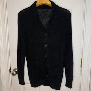 John Varvatos Knit Linen Cardigan Sweater NEVADO Size XL